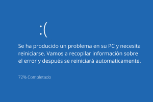 resolver el error de la pantalla azul