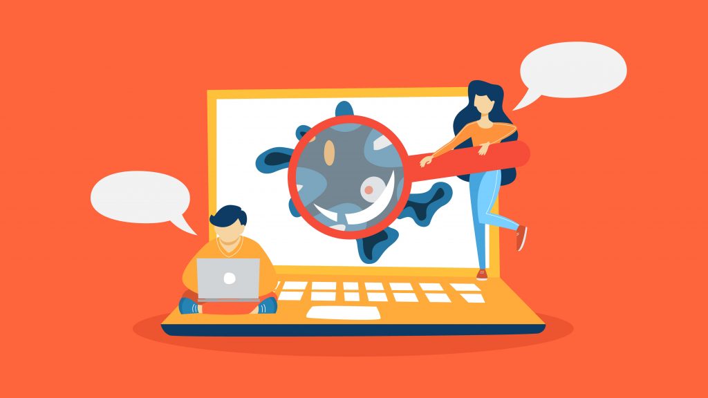 virus en el ordenador contra la ciberseguridad
